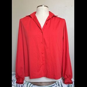Vinatge Glenayr Red "Kitten" Blouse